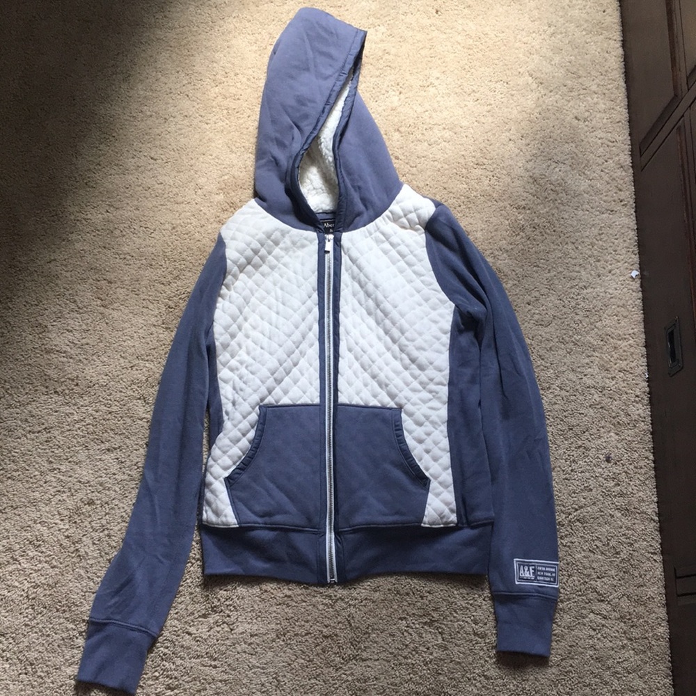 Abercrombie and Fitch zip up hoodie.